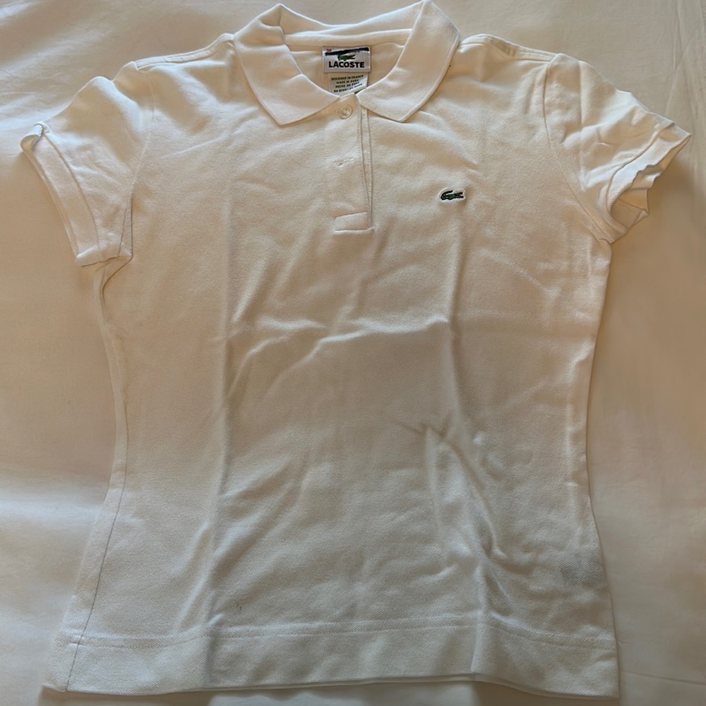 Lacoste Woman’s white polo